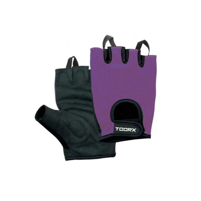 Harjoitushanskat TOORX Painonnostohanskat, violetti-musta (L)