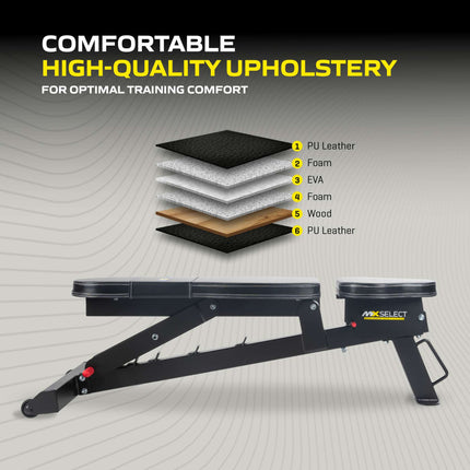 Treeningpink TUNTURI MX Select säädettävä punnerruspenkki