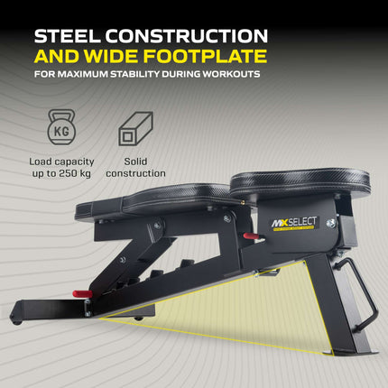 Treeningpink TUNTURI MX Select säädettävä punnerruspenkki