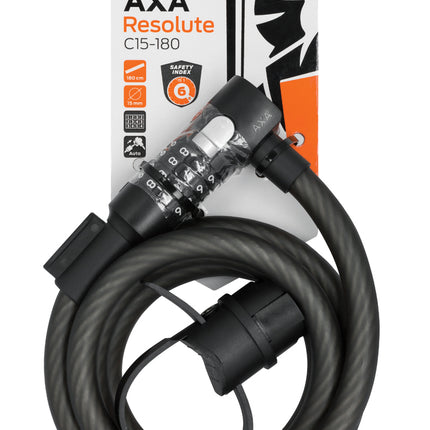 Polkupyörän vaijerilukko AXA Resolute C15-180, pituus 180 cm