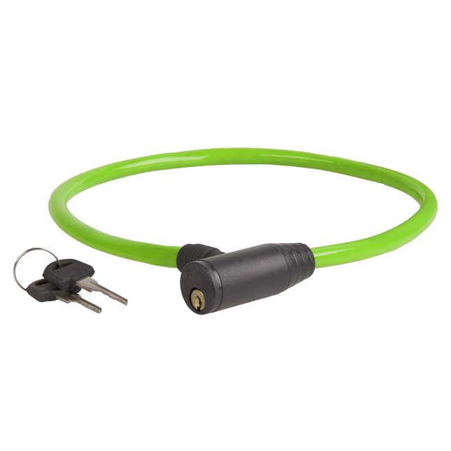 Kaapelilukko M-Wave 60cm, vihreä