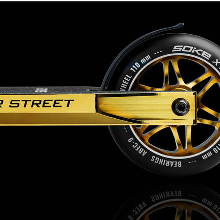 Stunt-skootteri SOKE XTR, musta-kulta